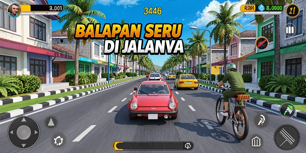 Tangkap momen balapan seru dalam game 3446 dengan gameplay yang menegangkan.