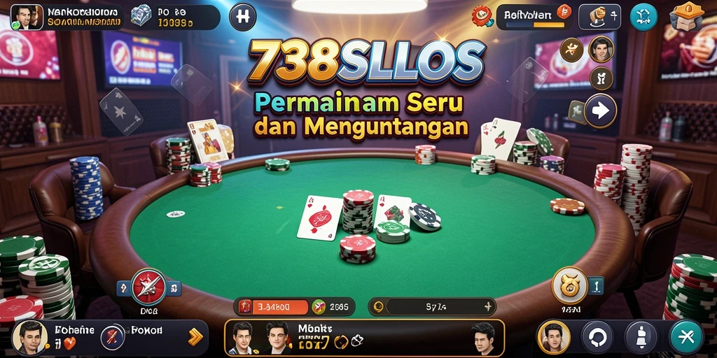 Screenshot gameplay Poker di 738SLOTS yang menarik dan penuh aksi.
