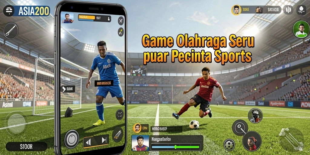 Tampilan gameplay ASIA200 yang mendebarkan dan seru.