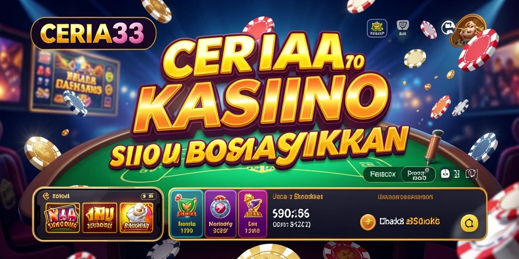 Tampilan menarik dari gameplay Kasino di CERIA33.