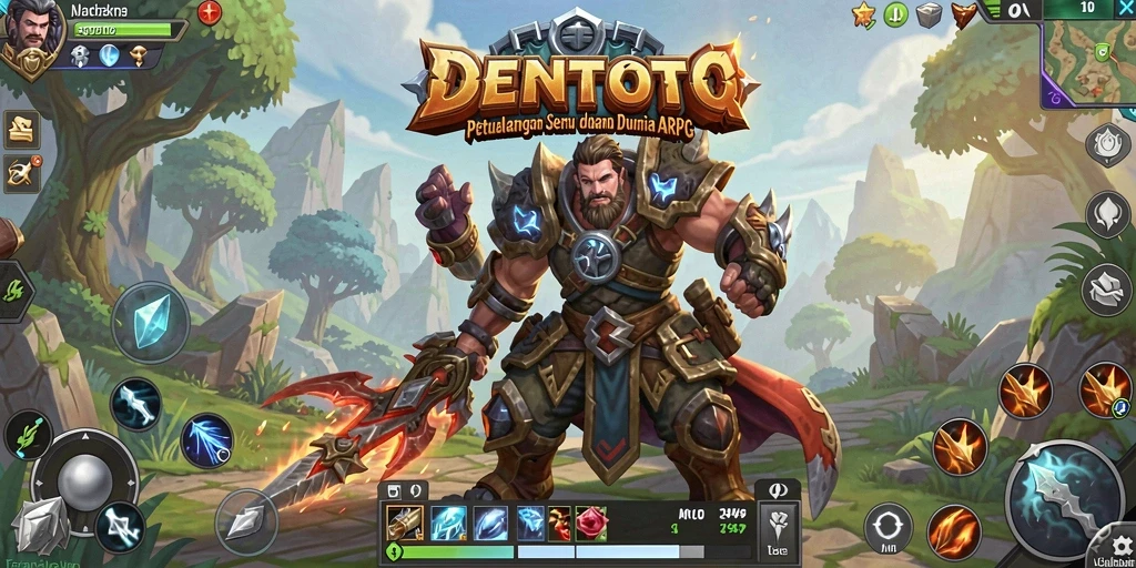 Gameplay seru DENTOTO dengan pertarungan epik.