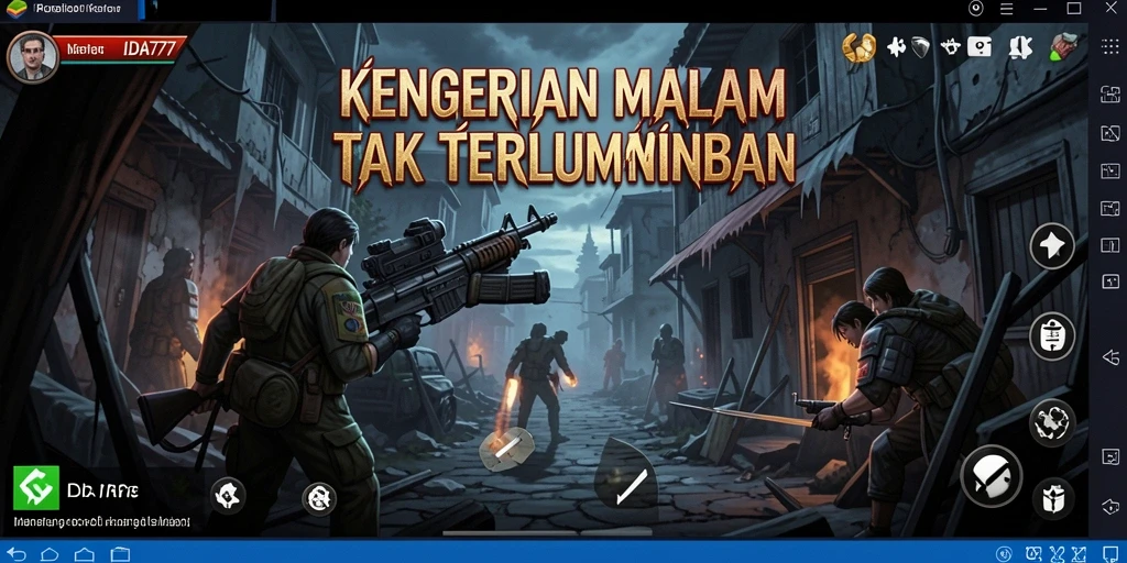 Screenshot gameplay IDA777 yang menampilkan suasana horor yang mendebarkan.