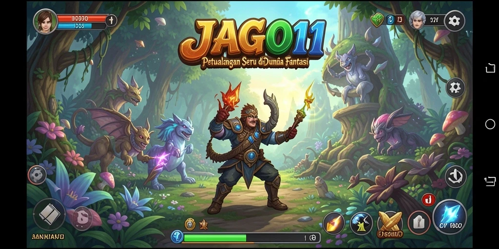 Tampilan gameplay JAGO11 yang menawan dan penuh petualangan.