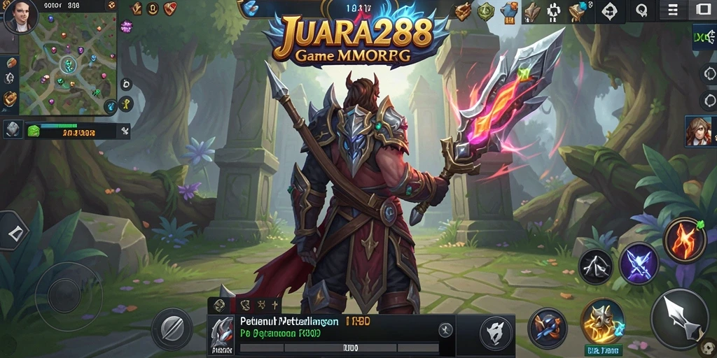 Screenshot JUARA288 menampilkan aksi pertarungan yang seru dalam game MMORPG.