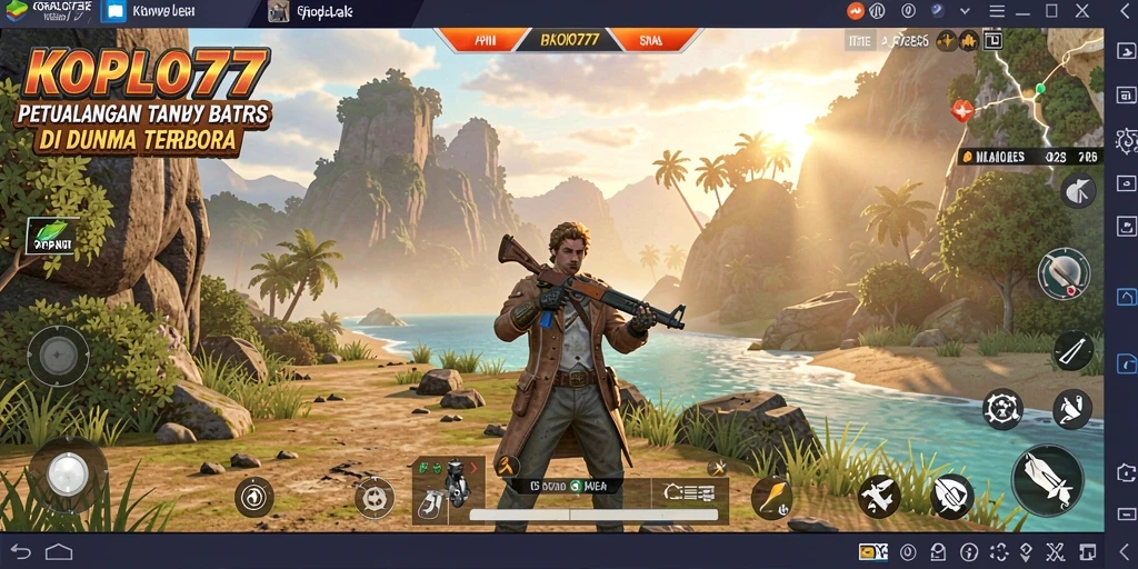 Gameplay menarik dalam dunia terbuka KOPLO77 yang luas.