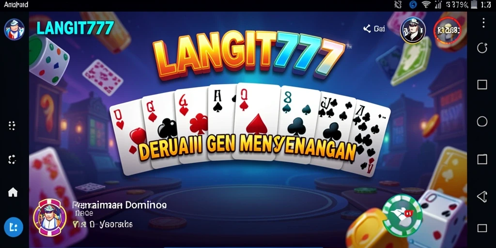 Tampilan gameplay Domino yang seru dan interaktif.