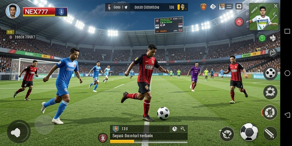 Tampilan gameplay yang menegangkan di NEX777.