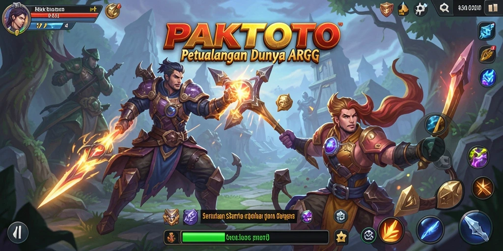 Screenshot gameplay PAKTOTO menampilkan pertempuran seru dan grafis yang menakjubkan.