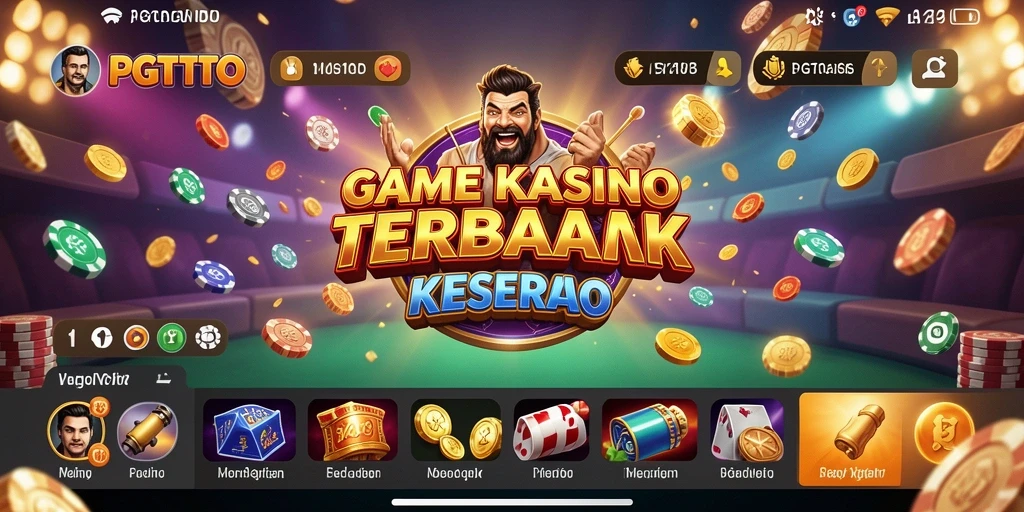 Tampilan menarik dari gameplay PGTOTO yang penuh aksi Kasino.