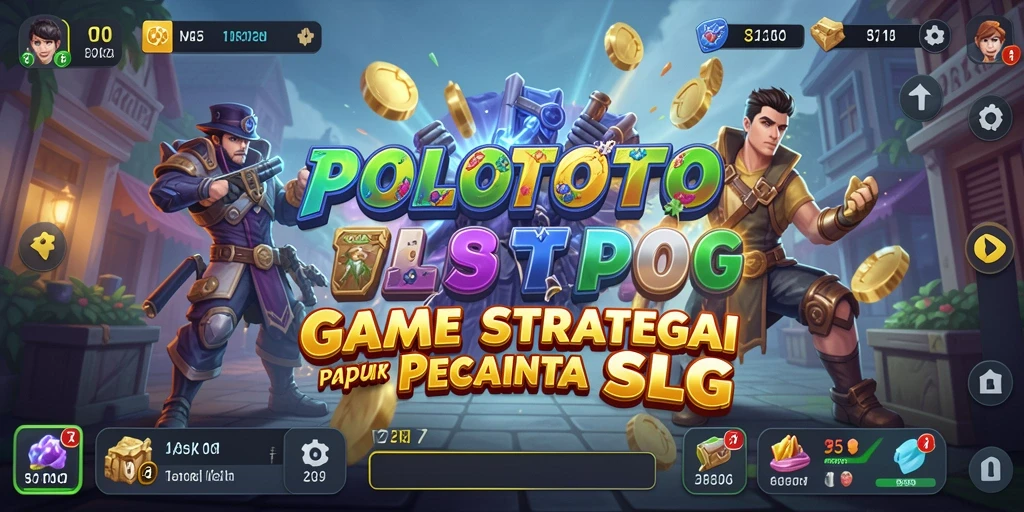 Tampilan menarik dari gameplay strategis POLOTOTO.