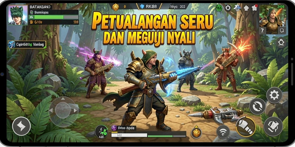 Gameplay RK88 yang menantang dan menarik perhatian.