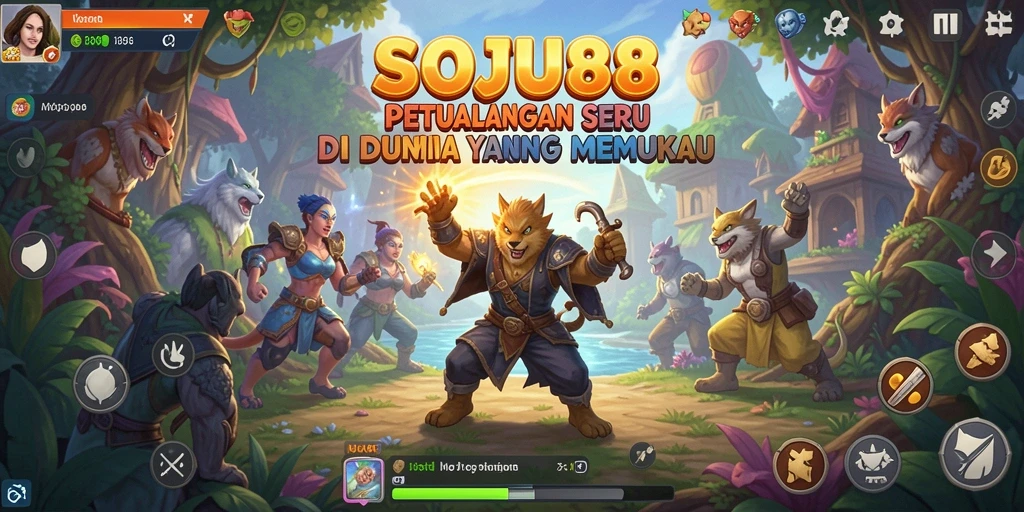 Tampilan permainan SOJU88 yang menakjubkan dalam petualangan seru.