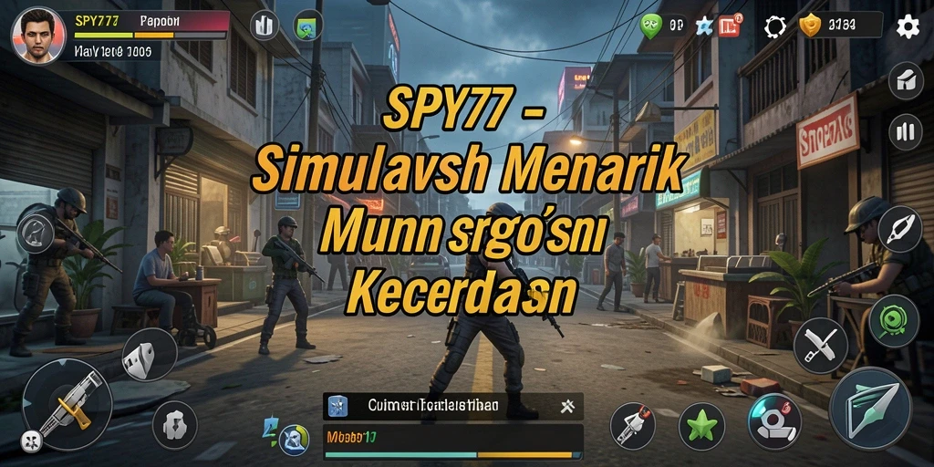 Tampilan menarik gameplay SPY77 dengan misi menegangkan.