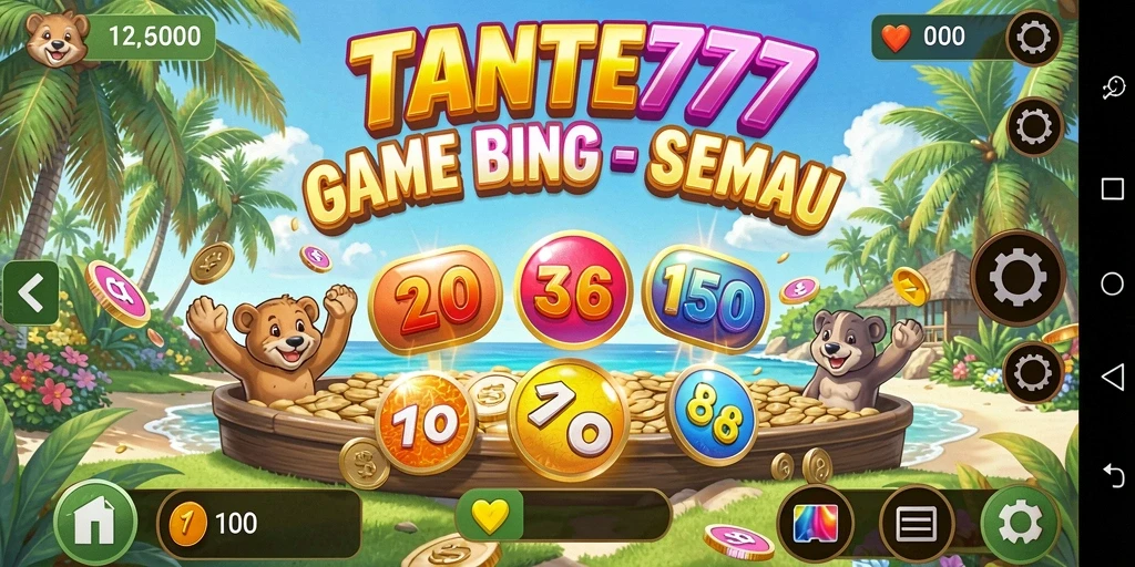 Tampilan gameplay seru dari TANTE777 Bingo.