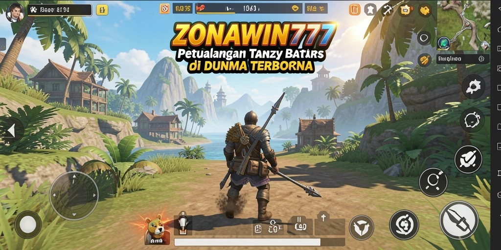 Gameplay ZONAWIN777 di dunia terbuka yang memukau.